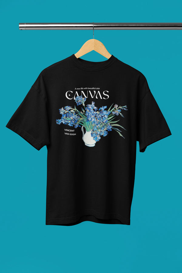 Oversized Hoodie - Irises T-Shirt