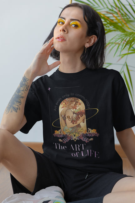 Oversized Hoodie - The Art Of Life T-Shirt