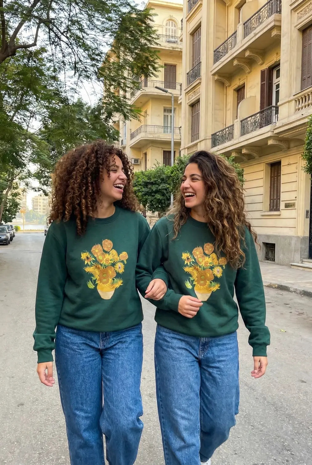 Sunflower Vase Crewneck - Van Gogh