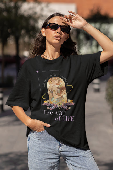 Oversized Hoodie - The Art Of Life T-Shirt