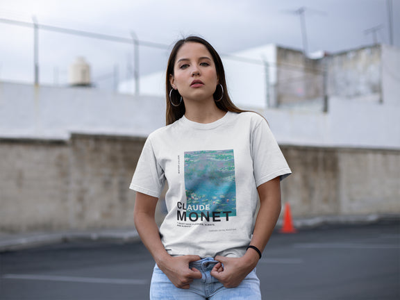 Oversized Hoodie - Water Lilies Cloude Monet T-Shirt