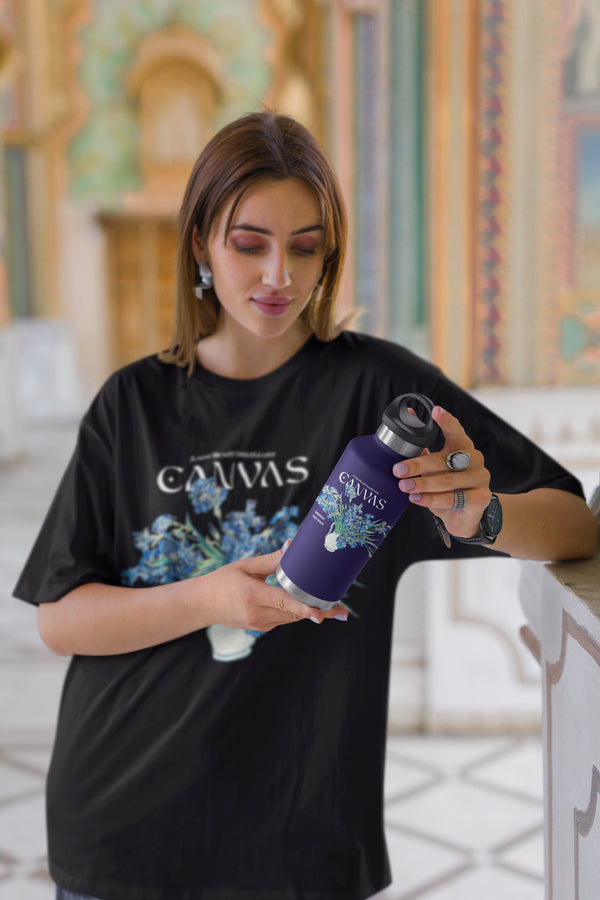 Oversized Hoodie - Irises T-Shirt