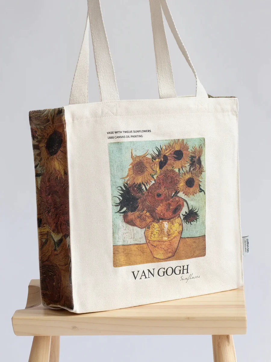 Van Gogh Sunflowers - Tote Bag-My Turtle