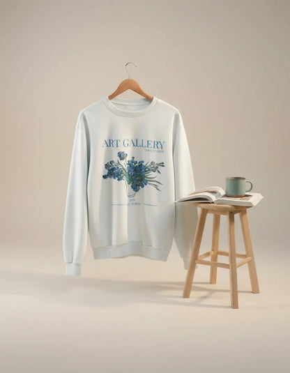 Irises Crewneck - Van Gogh - Image 1