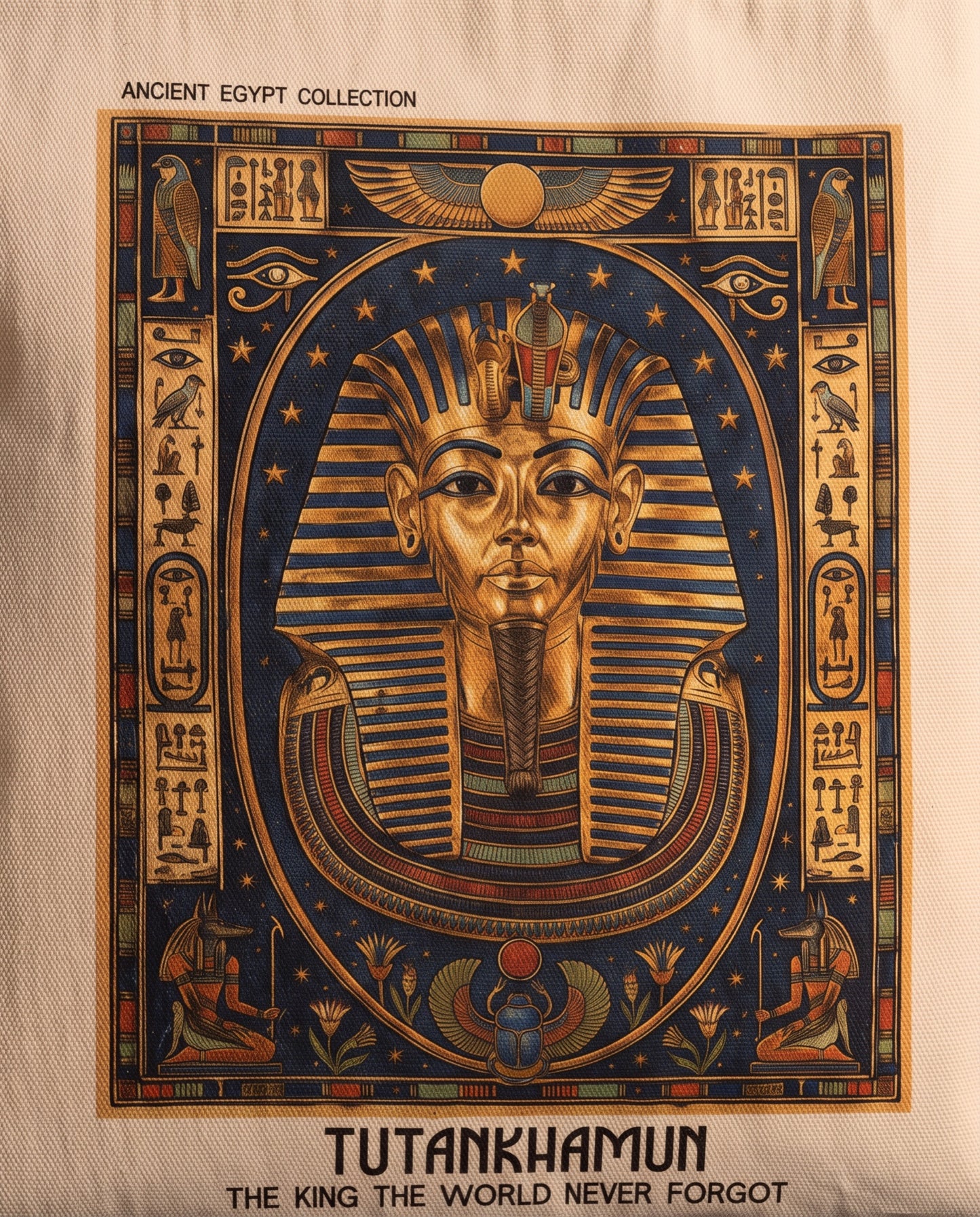 tutankhamun-tote-bag Print close-up