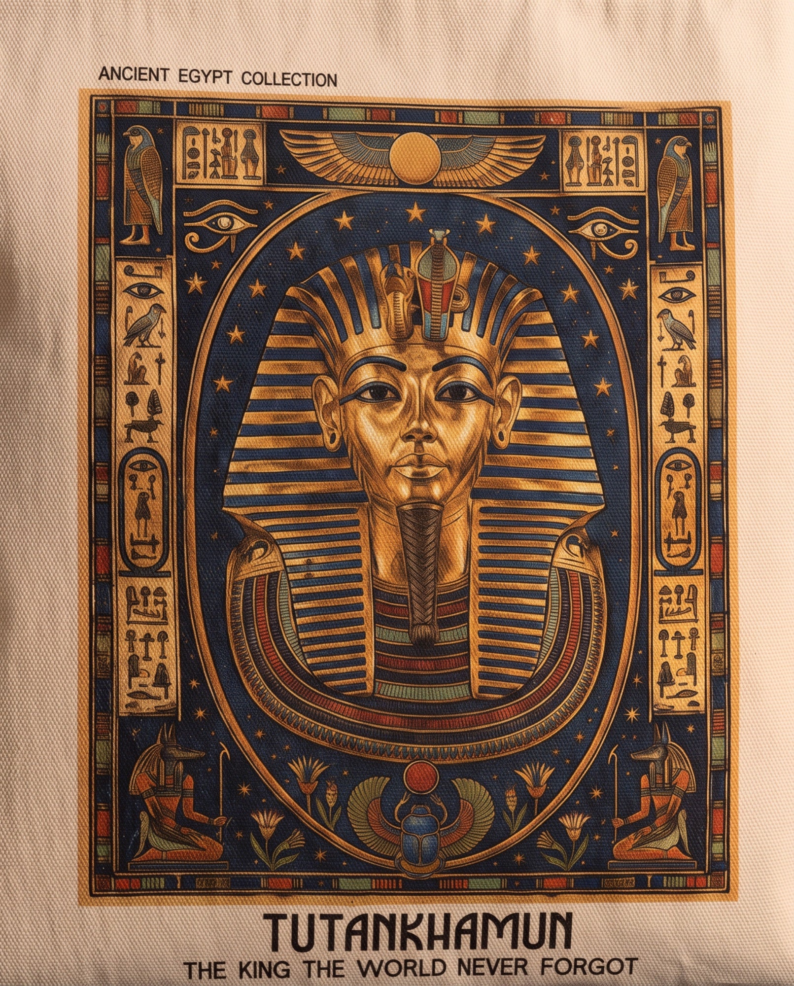 tutankhamun-tote-bag Print close-up
