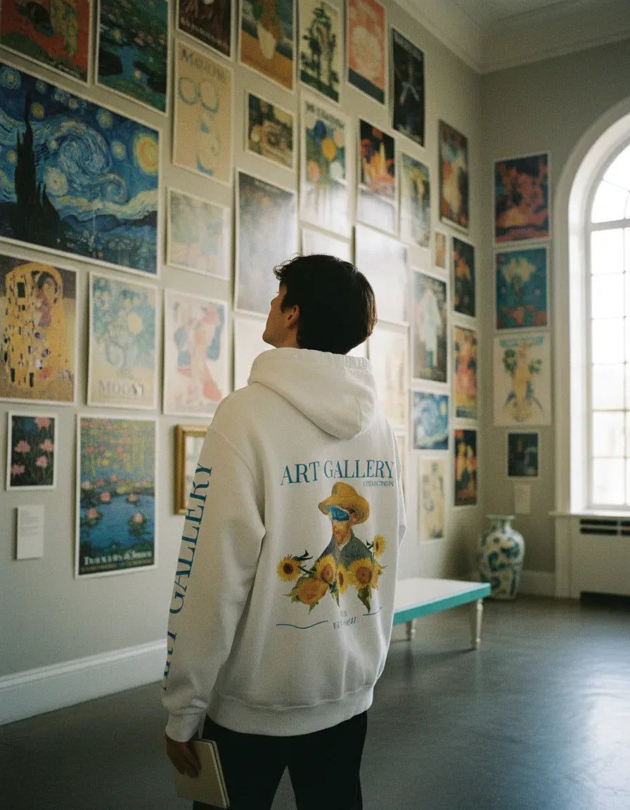 Van Gogh Self Portrait Hoodie - Image 2