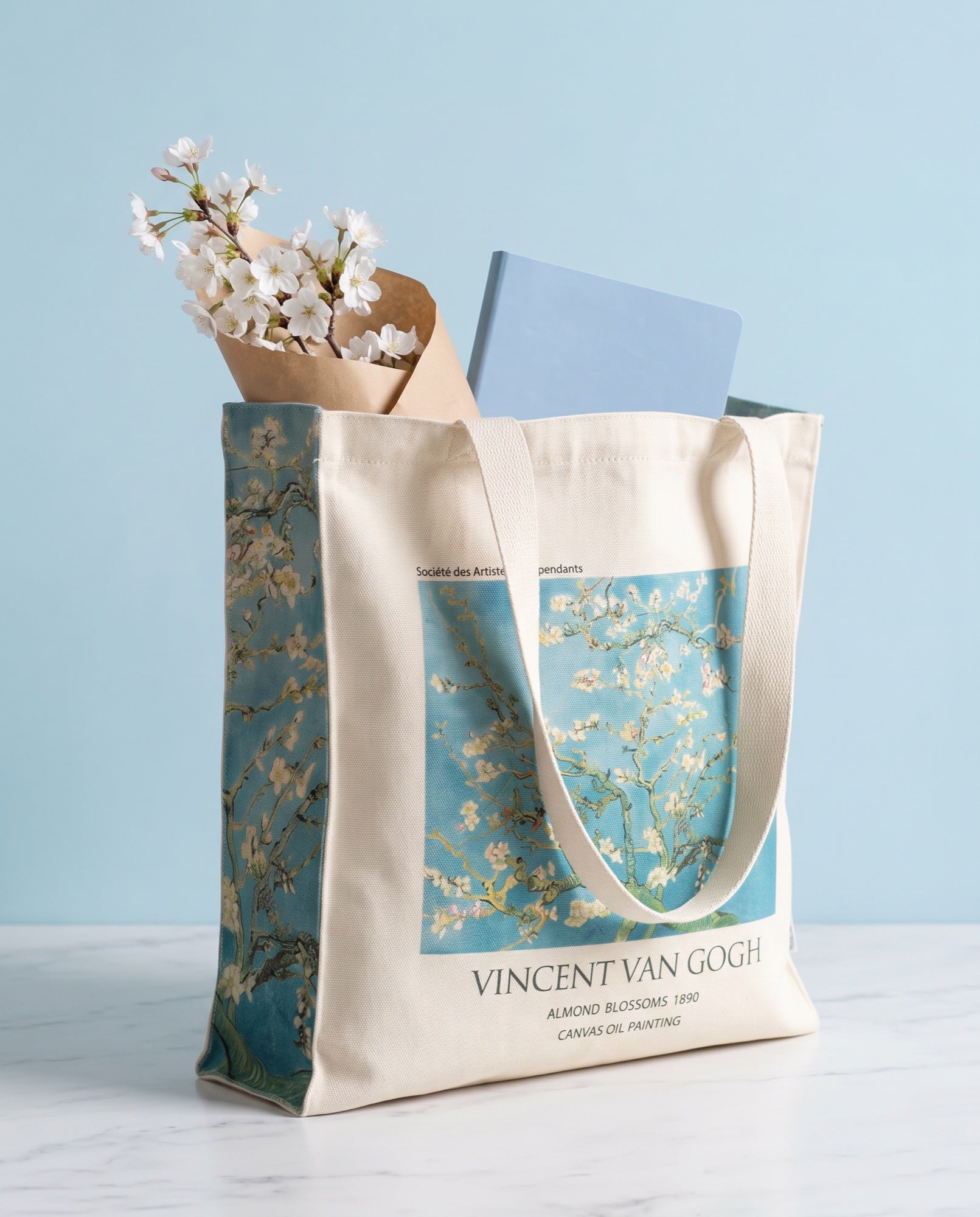 van-gogh-almond-blossom-tote-bag-1 What fits inside