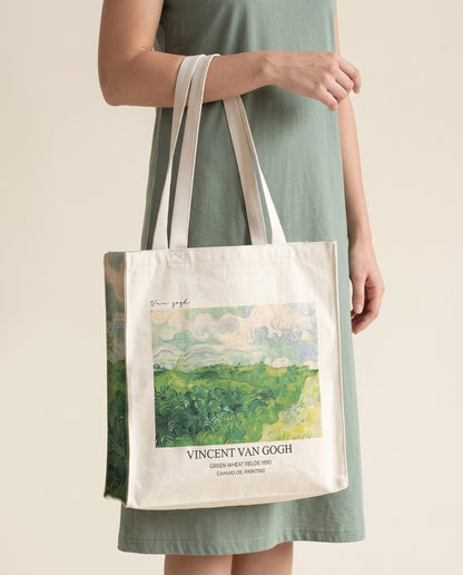 van-gogh-green-wheat-field-tote-bag On body