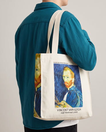 van-gogh-self-portrait-1889-tote-bag On body