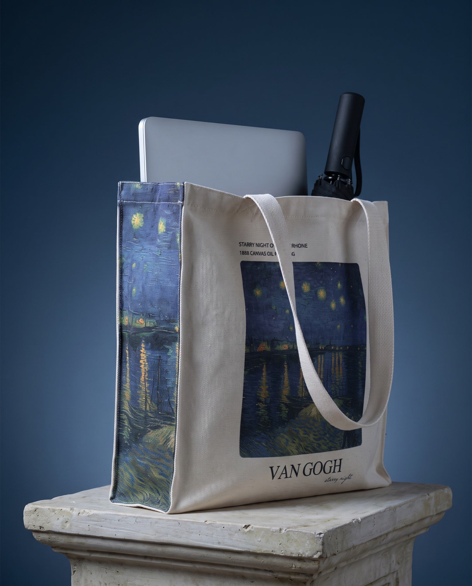 van-gogh-starry-night-over-the-rhone-tote-bag What fits inside