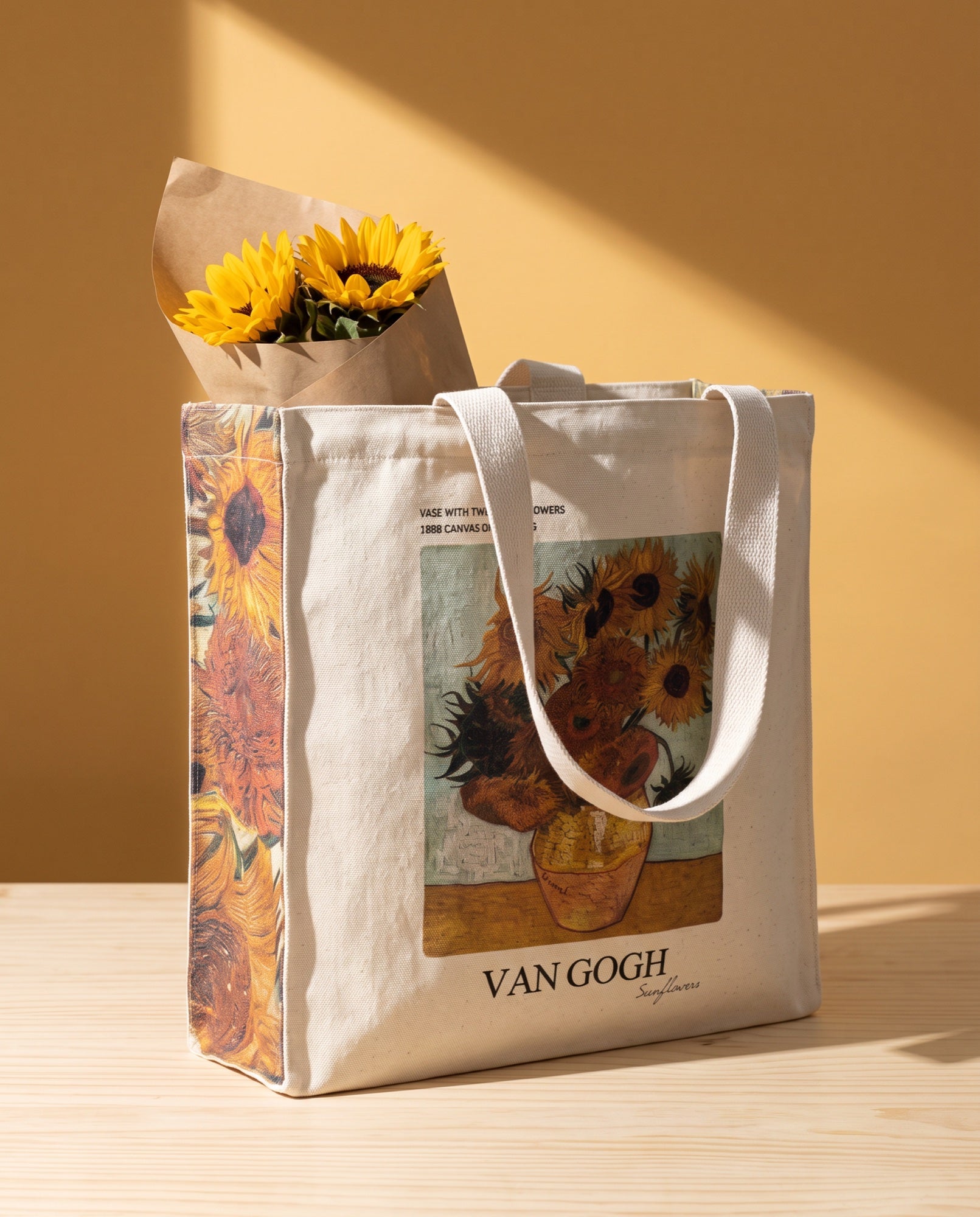 van-gogh-sunflowers-tote-bag What fits inside