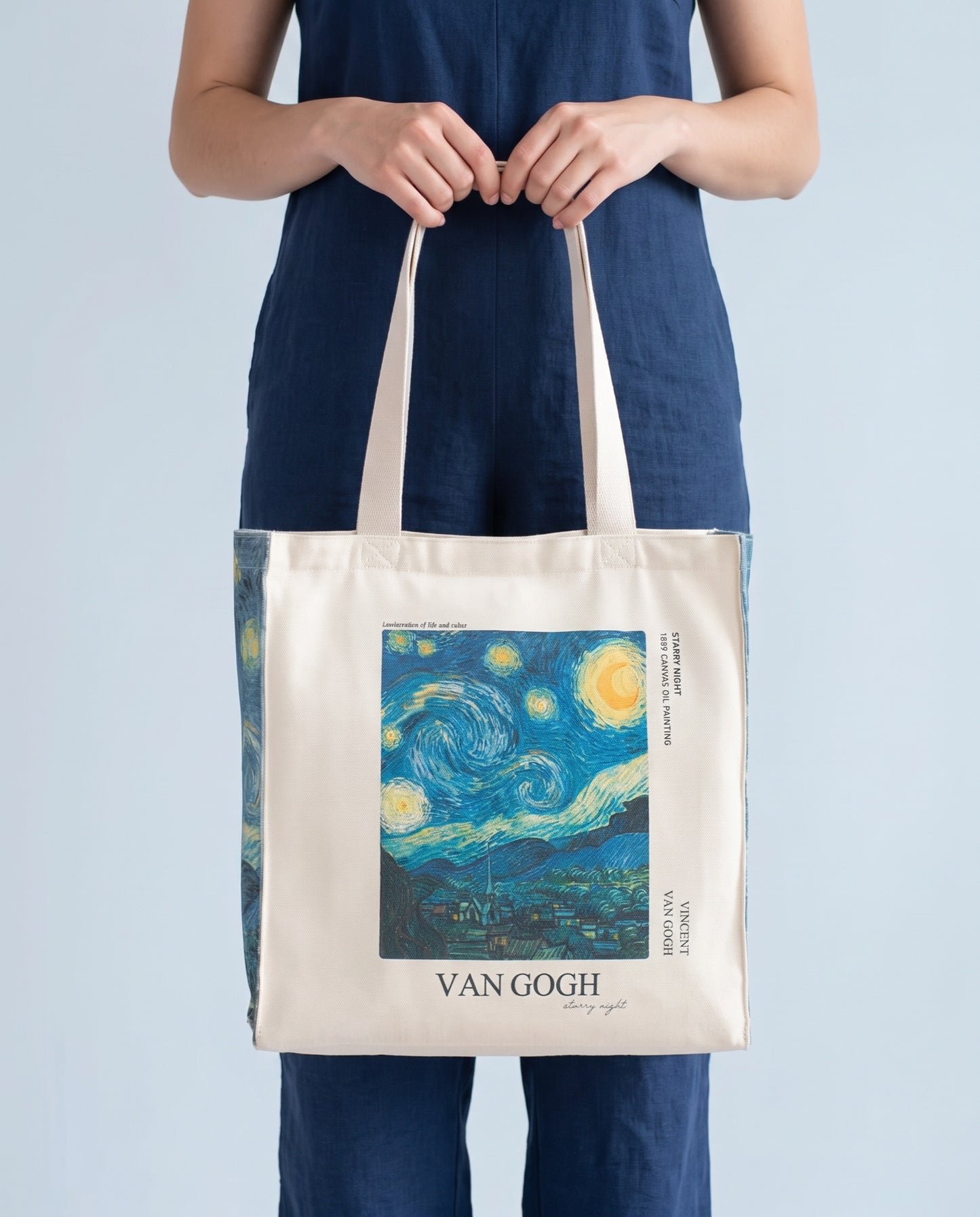 van-gogh-the-starry-night-tote-bag On body