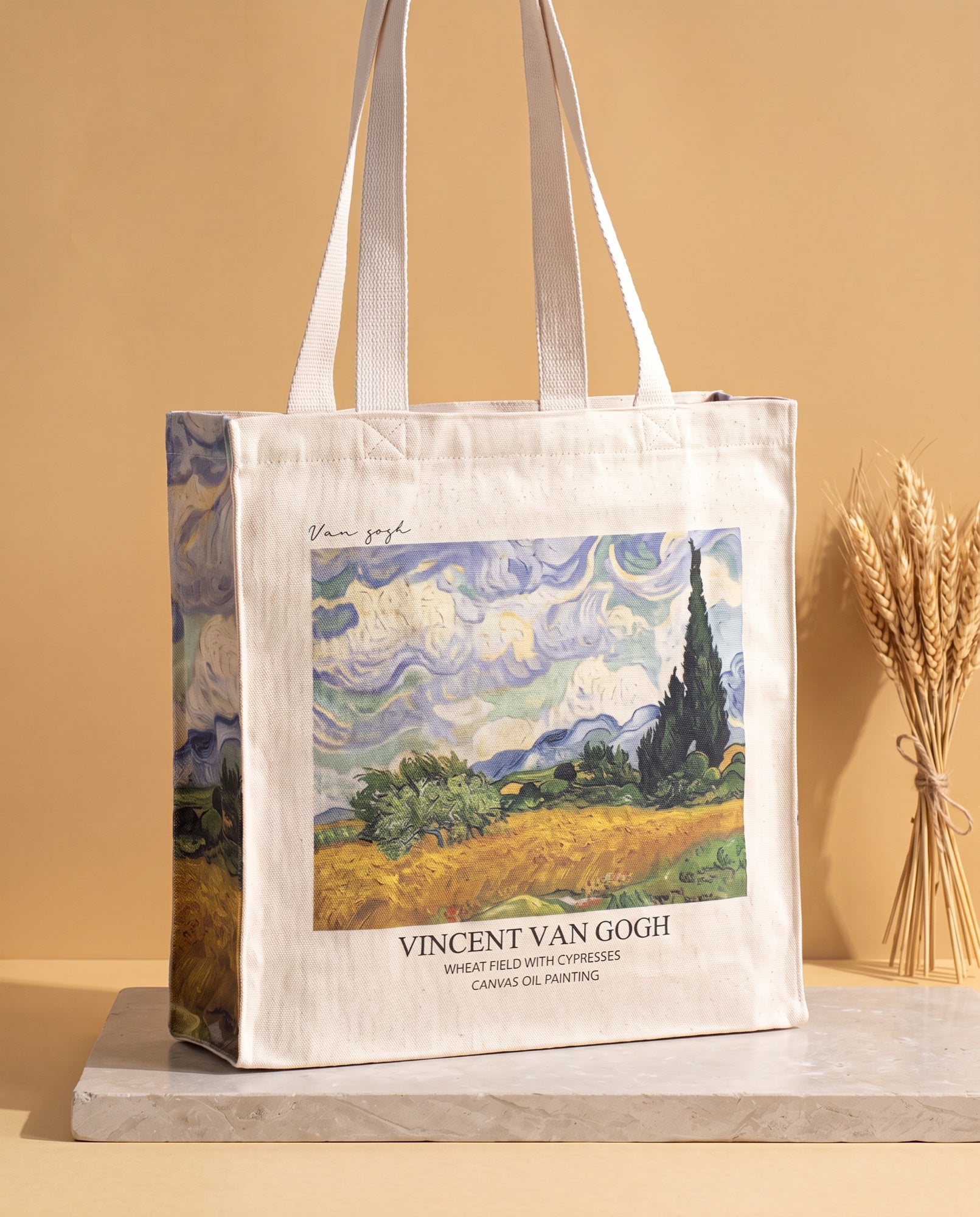 van-gogh-wheat-field-with-cypresses-tote-bag Hero