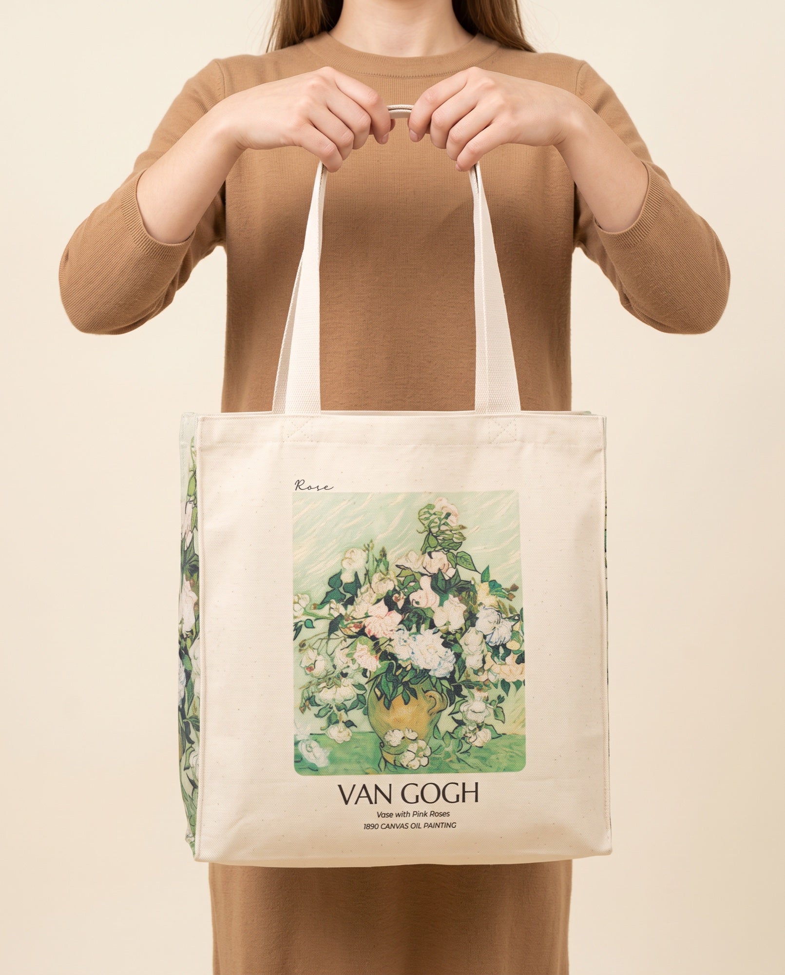 van-gogh-white-rose-tote-bag On body