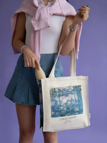 Claude Monet Water Lilies - Tote Bag-My Turtle