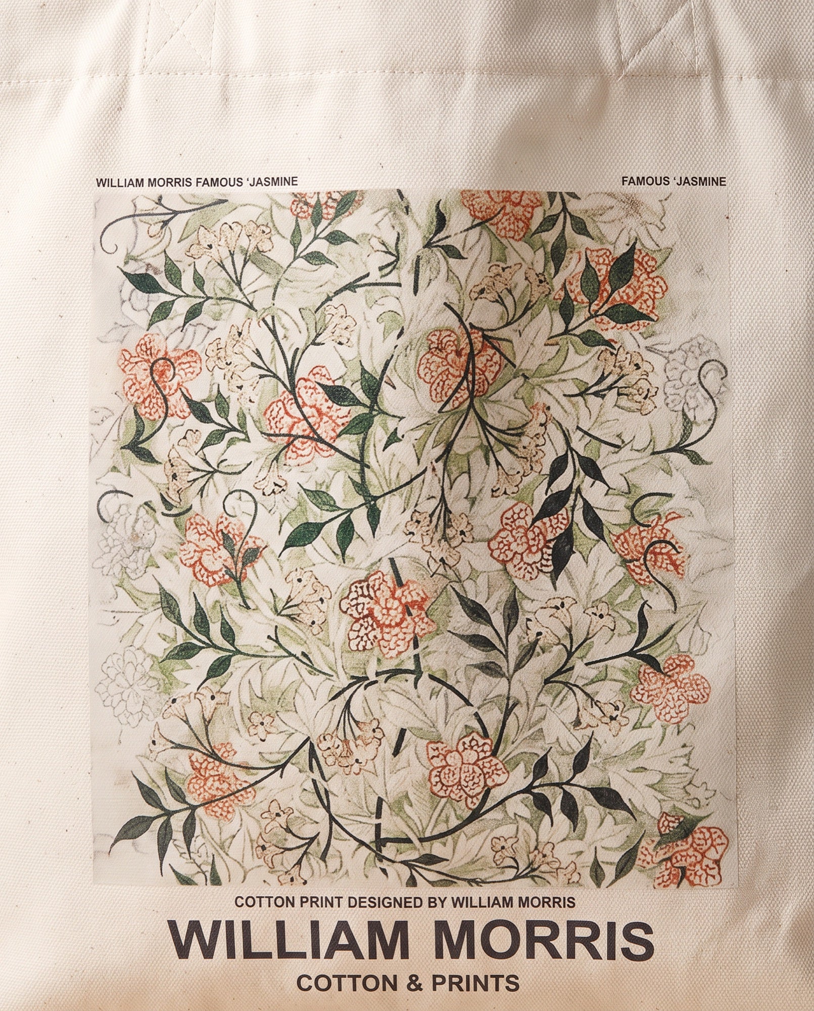 william-morris-famous-jasmine-tote-bag Print close-up