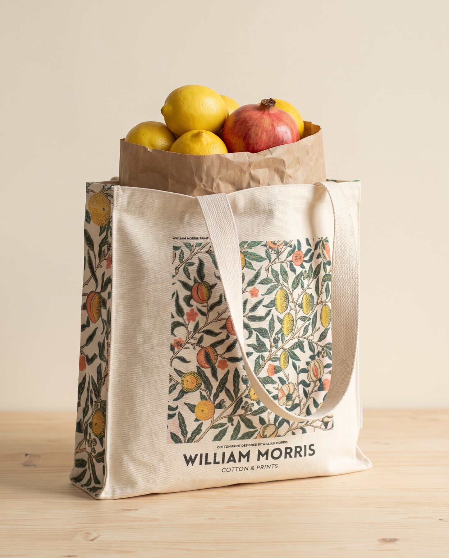 william-morris-fruit-tote-bag What fits inside