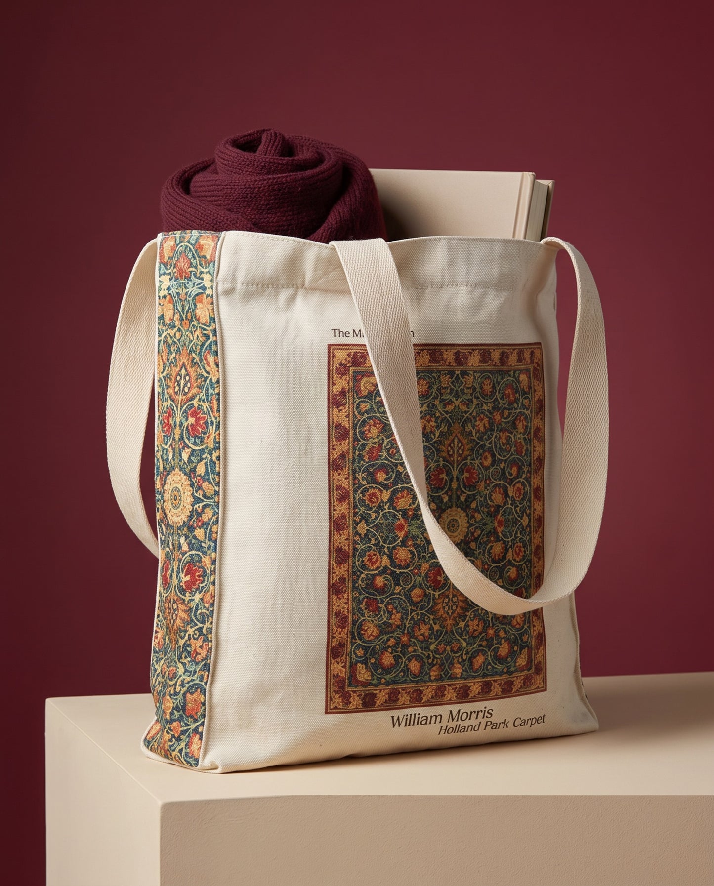 william-morris-holland-park-carpet-tote-bag What fits inside