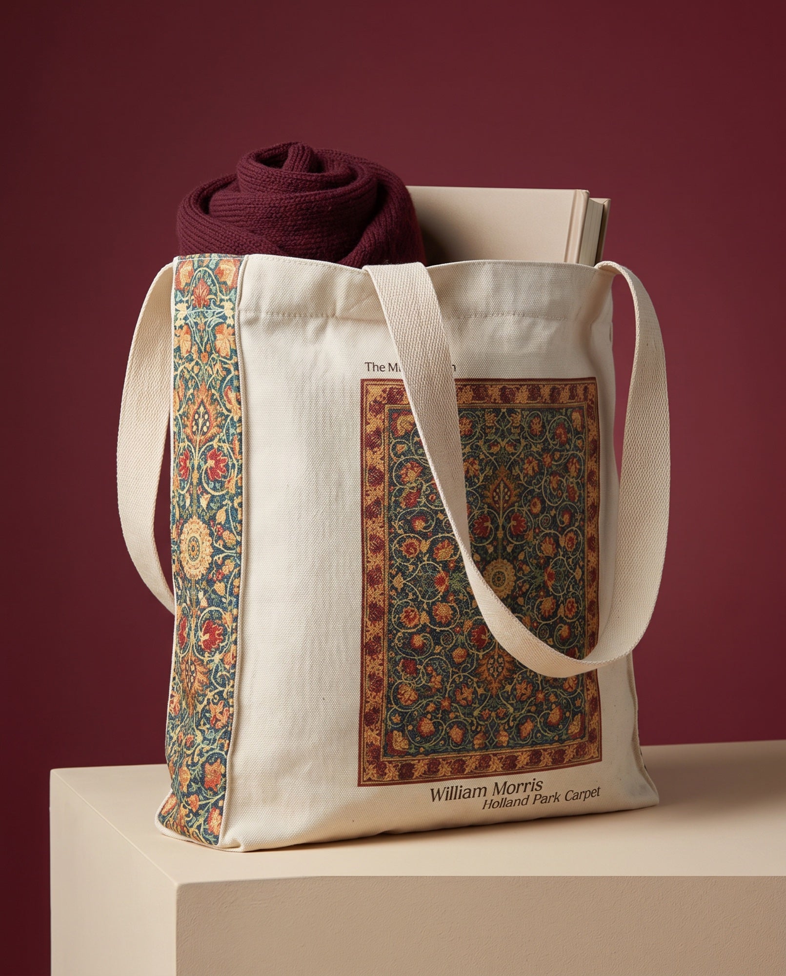 william-morris-holland-park-carpet-tote-bag What fits inside