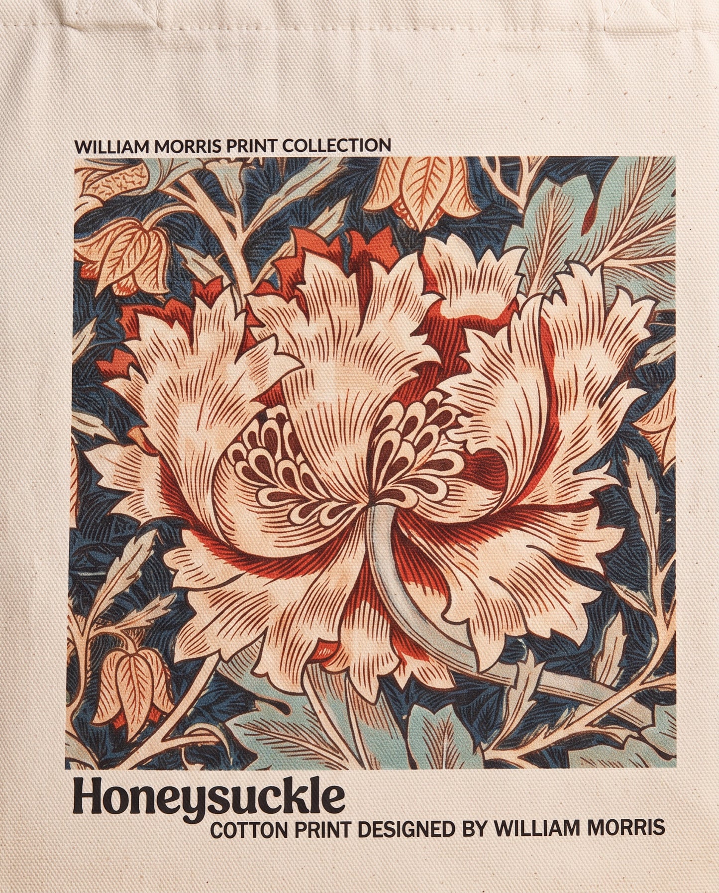 morris honeysuckle Print close-up