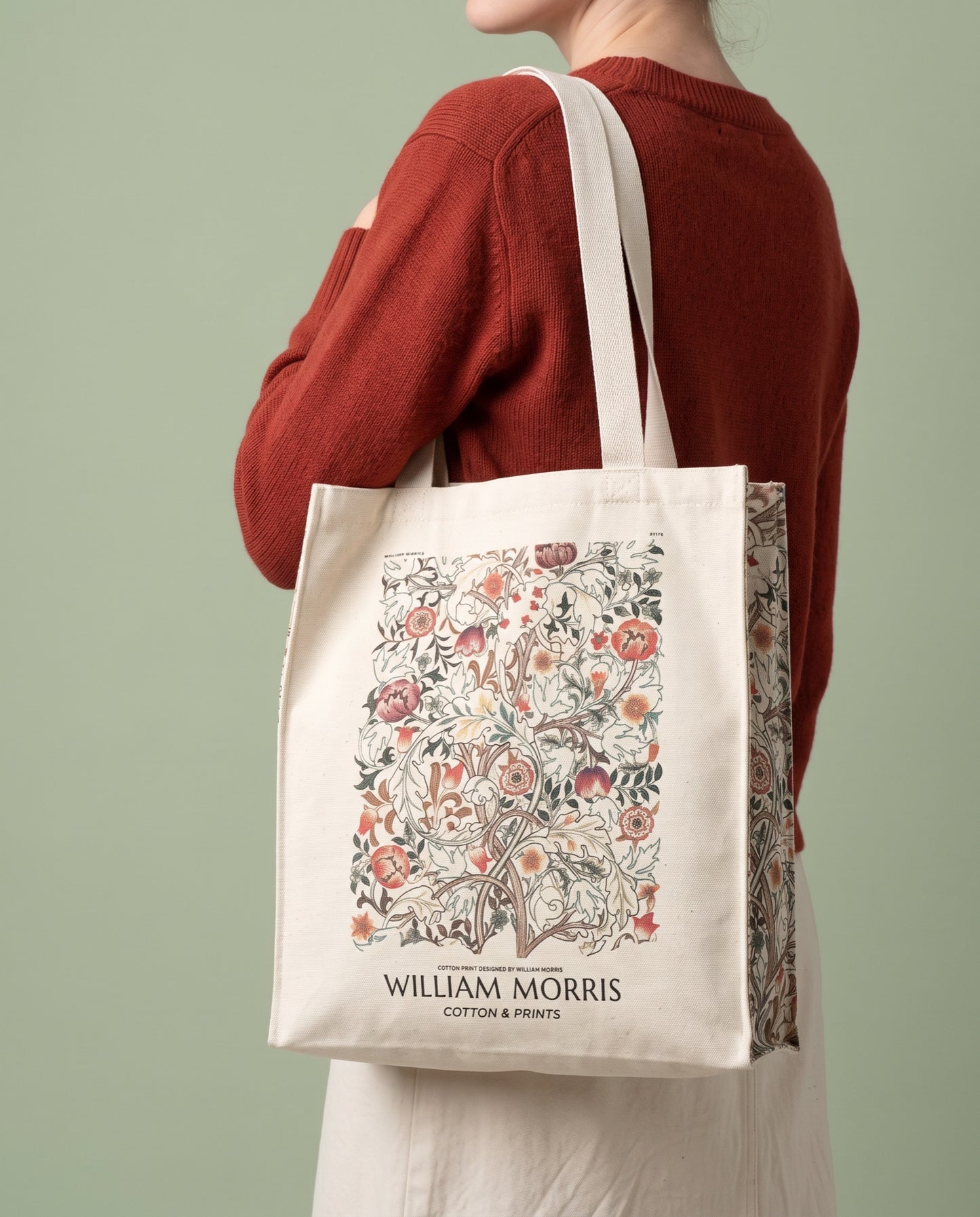 william-morris-red-rose-tote-bag-1 On body