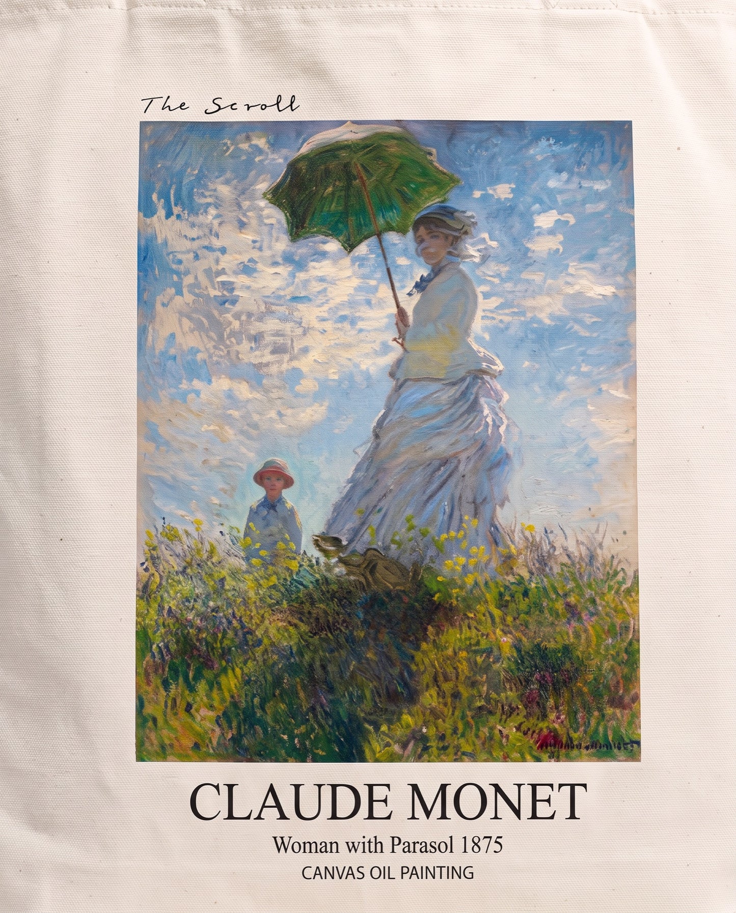 woman-with-parasol-claude-monet-tote-bag-1 Print close-up