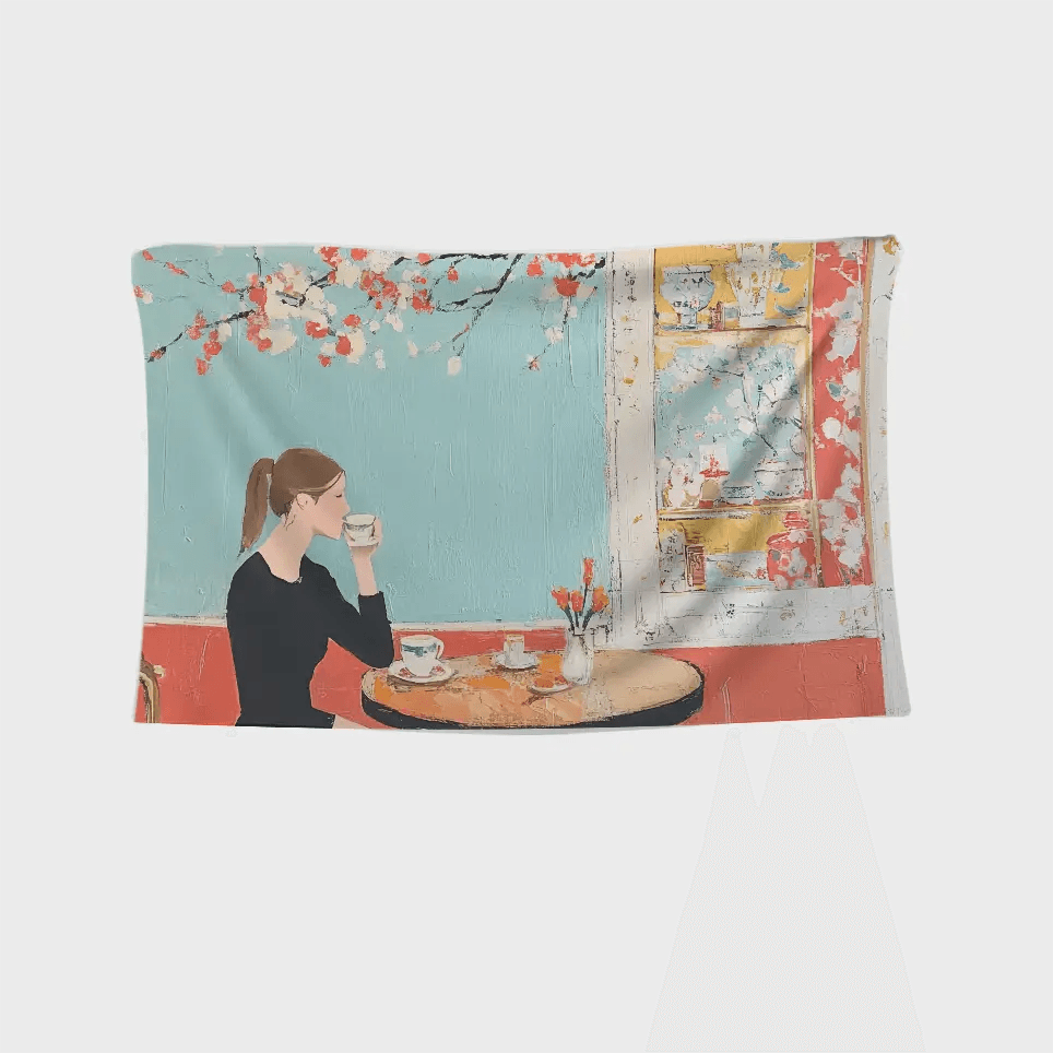 Blossom Café Tapestry