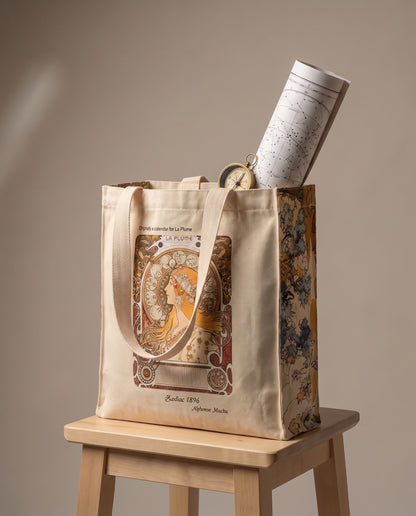 zodiac-alphonse-mucha-tote-bag What fits inside